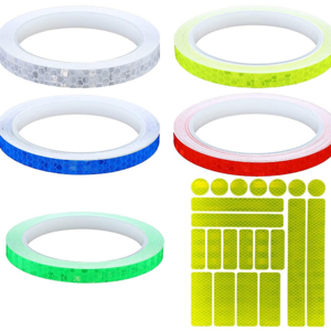 bike car wheel reflective tapes high reflection stickers rim glow in the dark reflective stickers