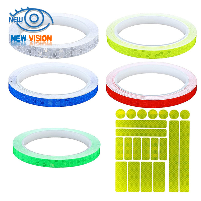 bike car wheel reflective tapes high reflection stickers rim glow in the dark reflective stickers