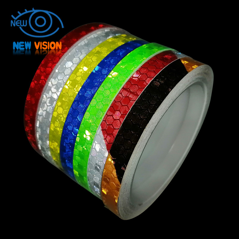 Reflective Sticker Wheel Rim Ring Stickers Warning Reflective Decals Fluorescent Tape for Bicycle