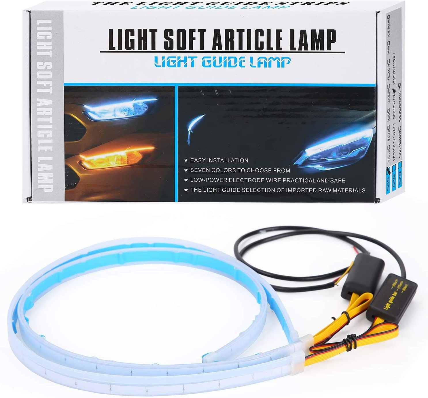 Ultra-thin light guide strip LED Light Bars Daytime Lamp Decorative Turn Signal Light