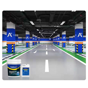 White High Gloss Non-slip Transparent Epoxy Resinfloor Paint Solvent Free Epoxy Self Leveling Floor Paint