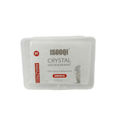 100G Alum Stick with Plastic box Potassium Alum Block Antiperspirant Stone Crystal Deodorant Natural deodorant with crystal salt