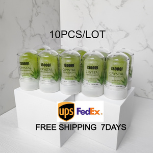 Magicare 10PCS 60G Aloe Vera Alum Stick Potassium Alum Block Antiperspirant Stone Crystal Deodorant  Underarm Varilla de alumbre