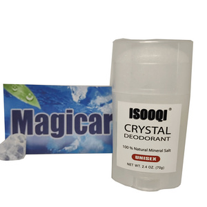 Magicare70G Roll on Crystal Deodorant  aftershave Alum Block Antiperspirant Stone Crystal Deodorant Natural Mineral Salt For Man