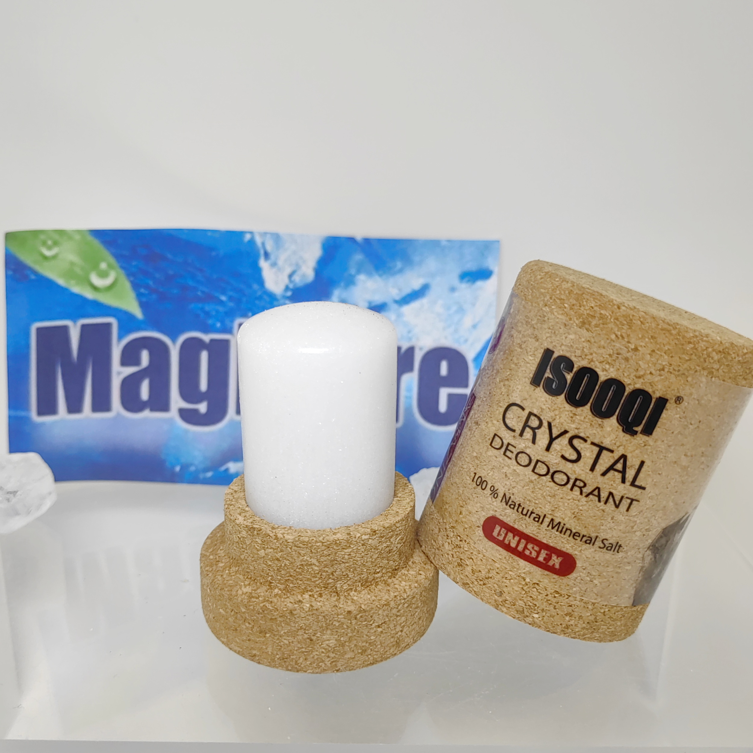 Magicare Alum Stone in cork  Bio Nature Package Potassium Crystal Deodorant 60G Hot Antiperspirant 120G Spray OEM