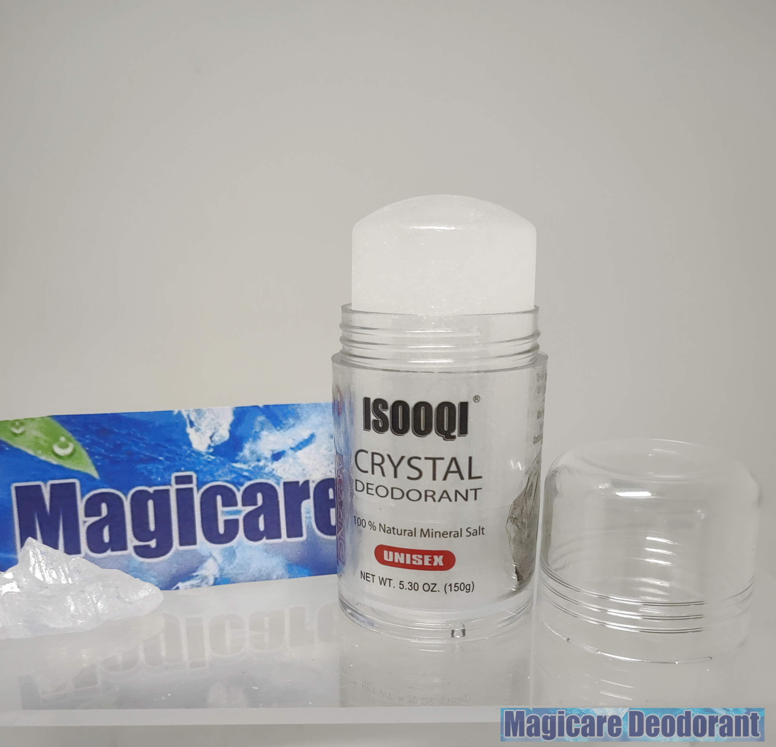 Magicare 150G Push Up Potassium Alum Stick Antiperspirant Stone Crystal Deodorant 100% Natural Underarm Varilla de alumbre