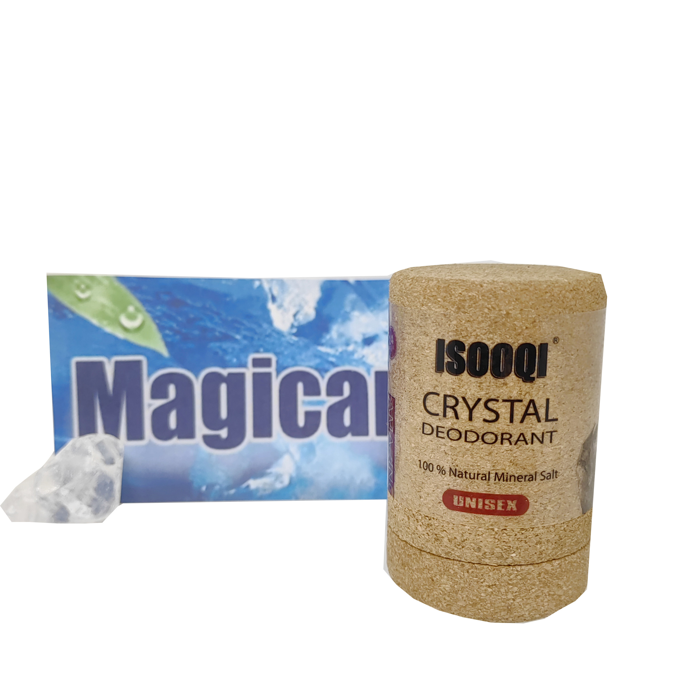 Magicare 60G cork Deodorant alum stick Potassium Alum Block Antiperspirant Stone Underarm 100% Natural Unisex alumbre piedra