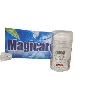 Magicare 60G Potash alum stick Potassium Alum Block Antiperspirant Stone  Deodorant Push up Natural Underarm Varilla de alumbre