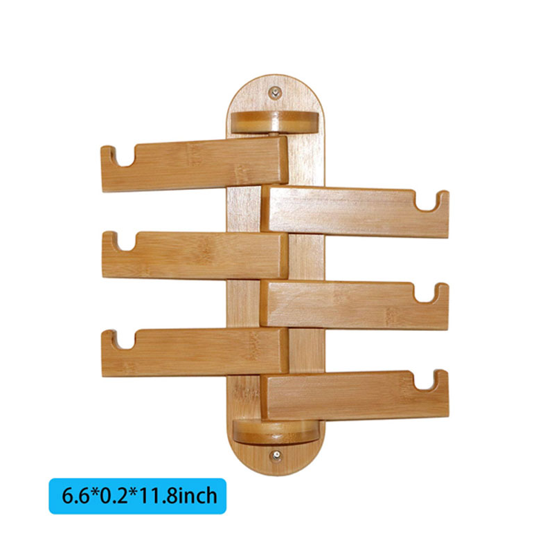 Natural Bamboo Towel Hangers with Clothing Rack For Home