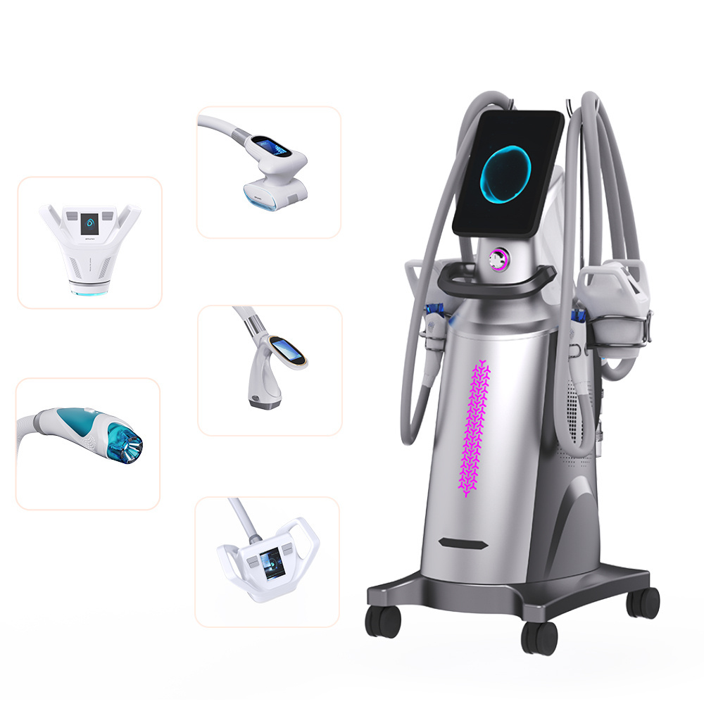 Hot Sales 5 in 1Vacuum RF Cavitation Roller Slimming liposuction machine 5 handles S Shape Slimming Machine