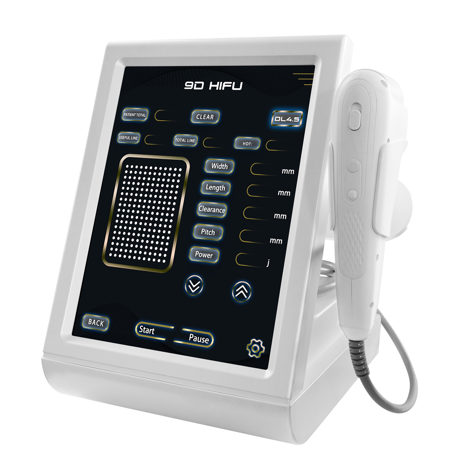 5 In 1 V-max Hif-u And Rf Micro-needlings Machine 9d Radiofrecuencia Fraccionada Hif-u 12 D Facial And Body Machine