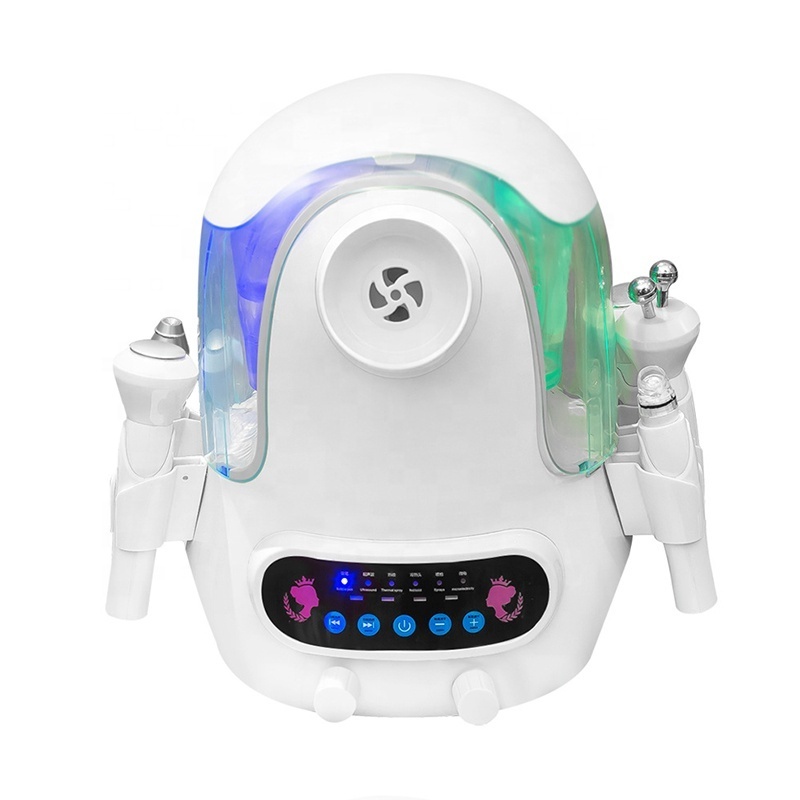 6 in 1 electric aromatherapy ozone facial steamer hydrodermabrasion machine