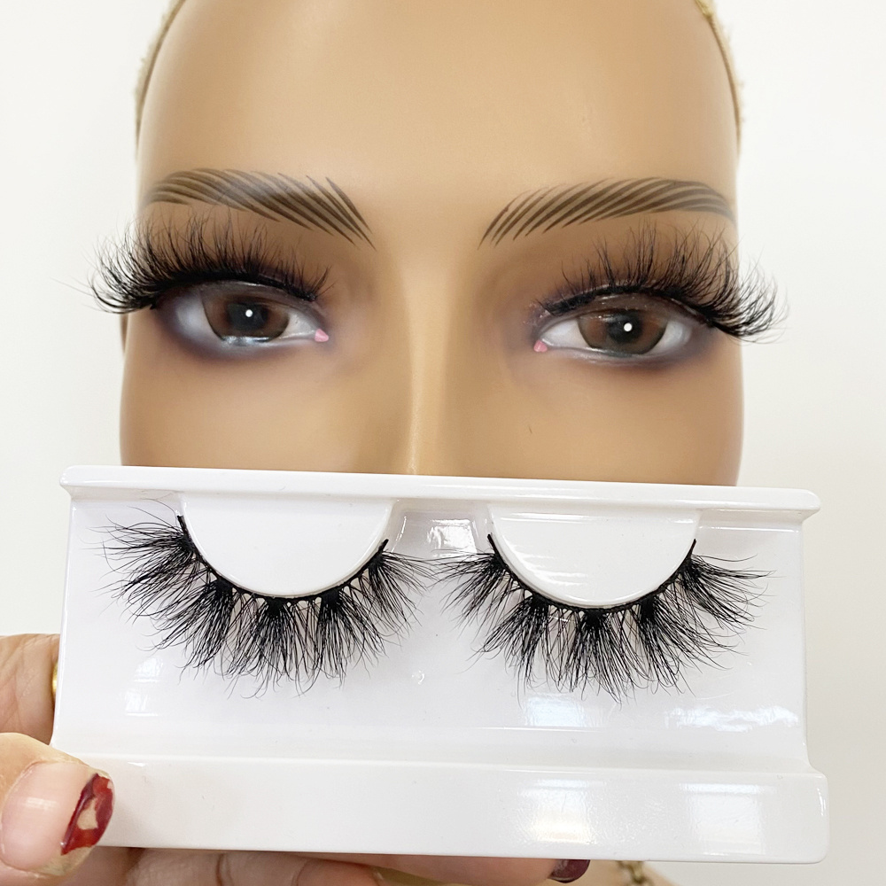 cruelty free mink eyelashes wholesale full strip lashes fluffy 3d 5d mink eyelashes custom box 20mm mink eyelash vendor