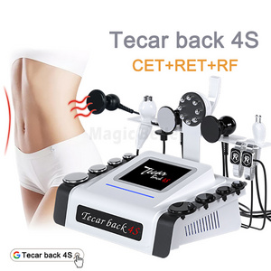 Diathermy Machine Tecar CET RET RF Indiba for Sports Rehabilitation Therapy Sports Tecar Therapy Machine For Body Pain