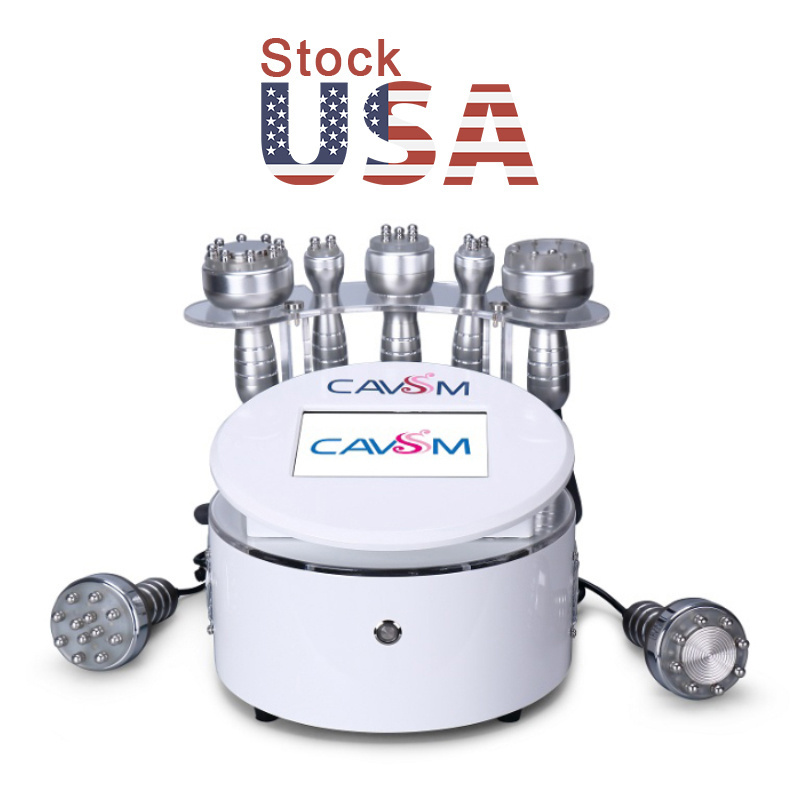 Newest professional 40khz ultrasonic cavitation cavitation rf machine in stock from USA warehouse