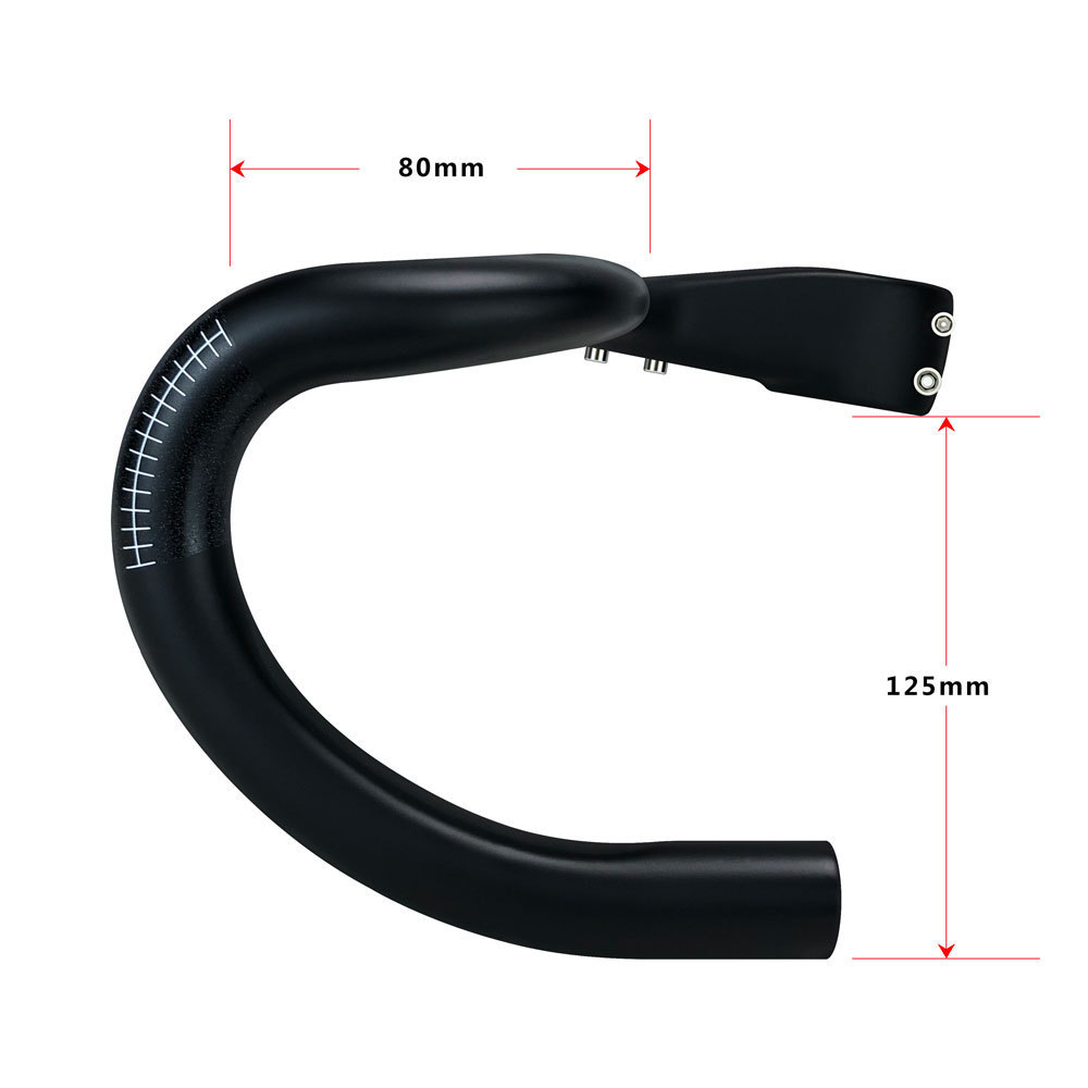 T1000 Handlebar 400mm / 420mm / 440mm Bicycle Handle Bar Carbon Fiber Integrated Stem Road Drop Bars Carbon Handlebar for Road