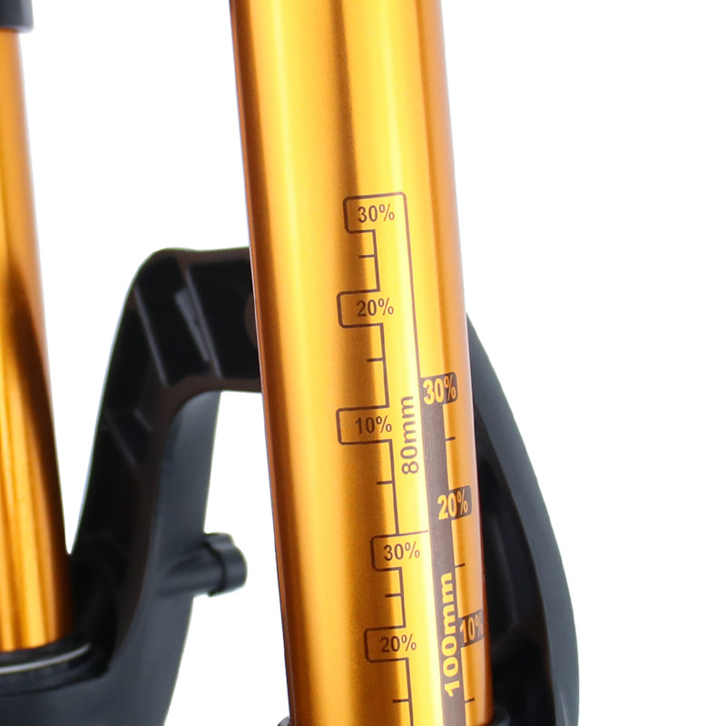 Adjustable Damping 32mm Gold Stanchion Thru-Alex Mountain Bike Bicycle Suspension Bike Fork 29er