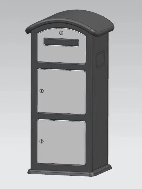 New Design mail box and post box outdoor plastic mail box