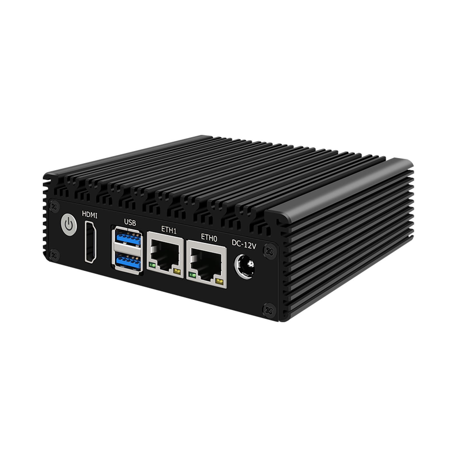 Cheap Fanless Industrial Mini PC Intel Celeron N3050 N3700 J4125 Dual Nics RJ45  4K Dual Lan Mini Computer 24x7 Watchdog