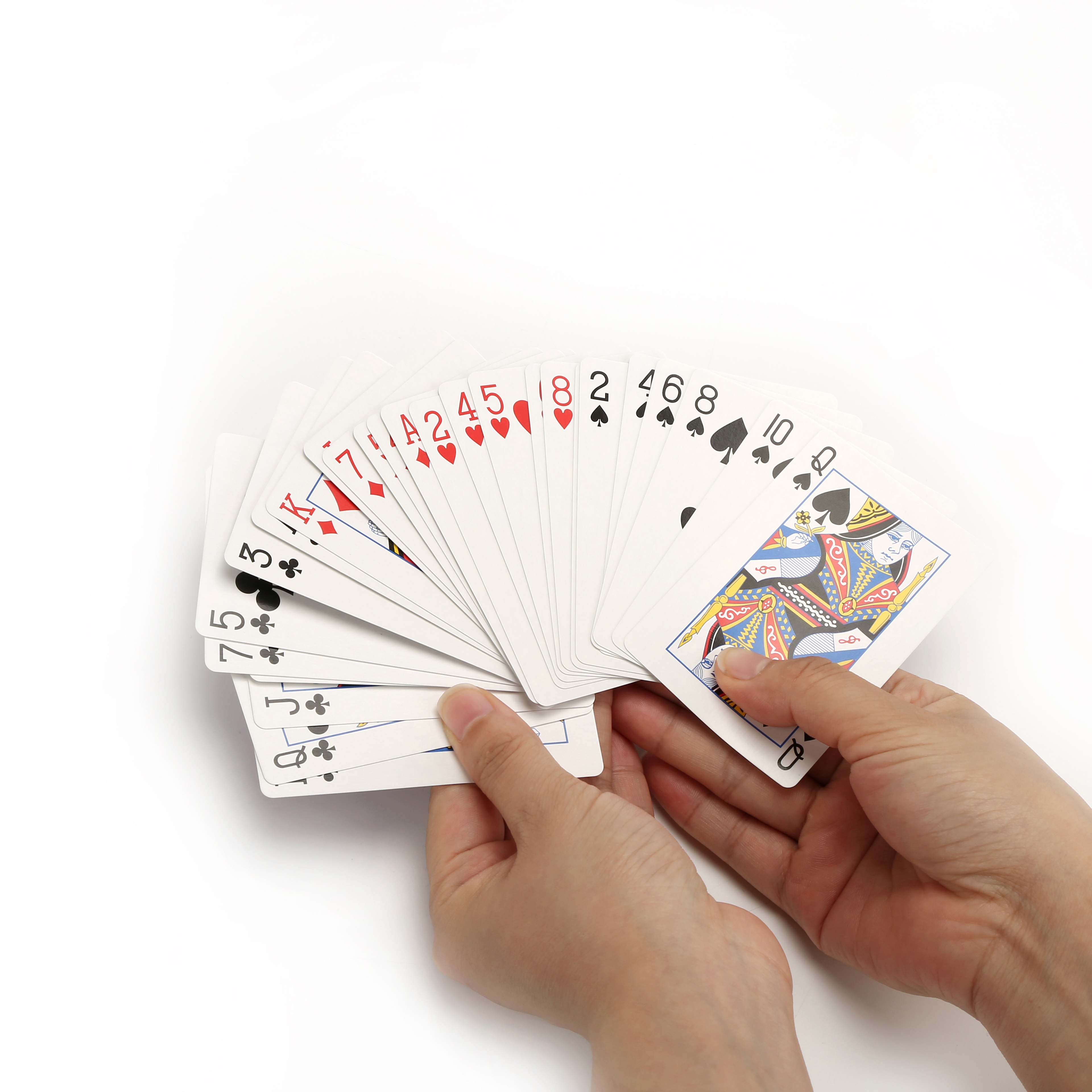 Custom LOGO Paper Playing Card Magic Trick Spanish Playing Cards