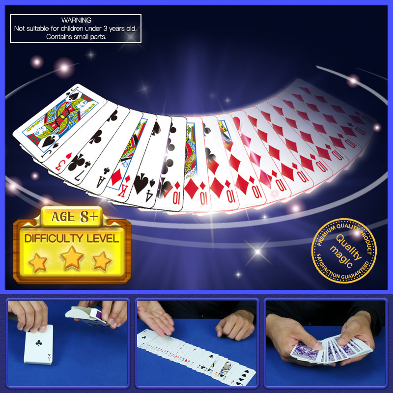 Customize Magic Svengali Deck Mirage Deck Playing Card Easy Learn Magic Tricks for Kids