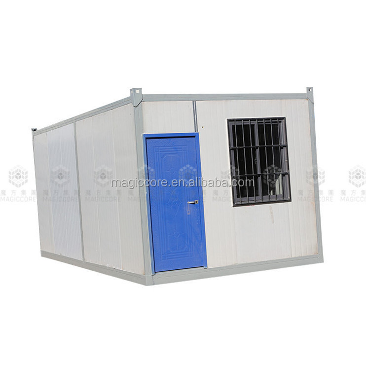 recycle used flat pack container house anti hurricane flat-packed 20feet shipping container frame