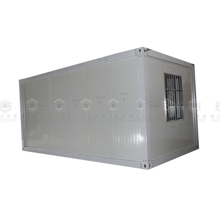 recycle used flat pack container house anti hurricane flat-packed 20feet shipping container frame