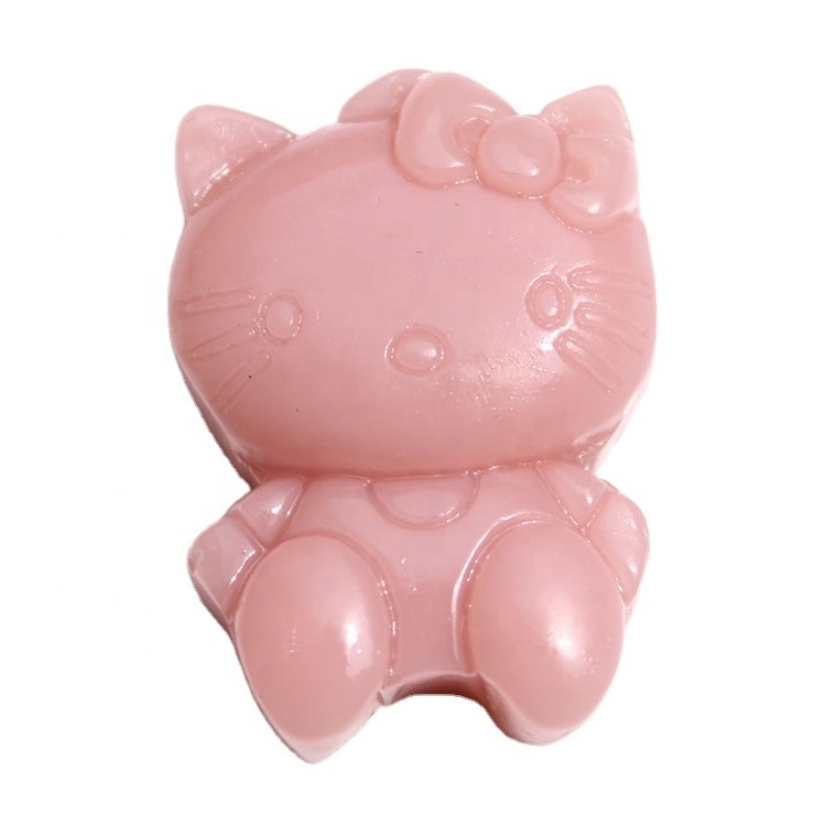 Wholesale Lovely Pink Opal Crystal Hello Kitty Figurine Carving For  Gifts