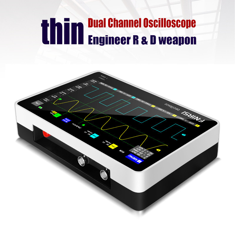 Dual Channel 100M Bandwidth 1GS Sampling Rate Mini Digital Oscilloscope FNIRSI 1013D Digital Tablet Oscilloscope