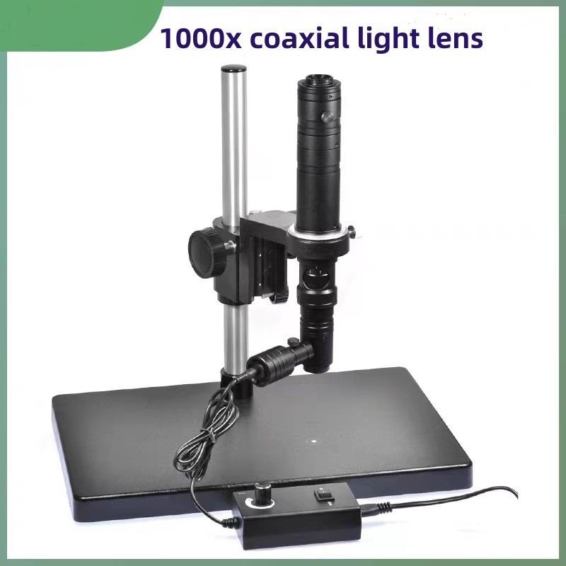 Real picture HD 400X 800X 1000x  2400X Zoom Microscope Camera Coaxial Light Monocular C-mount Continuous Zoom Lens