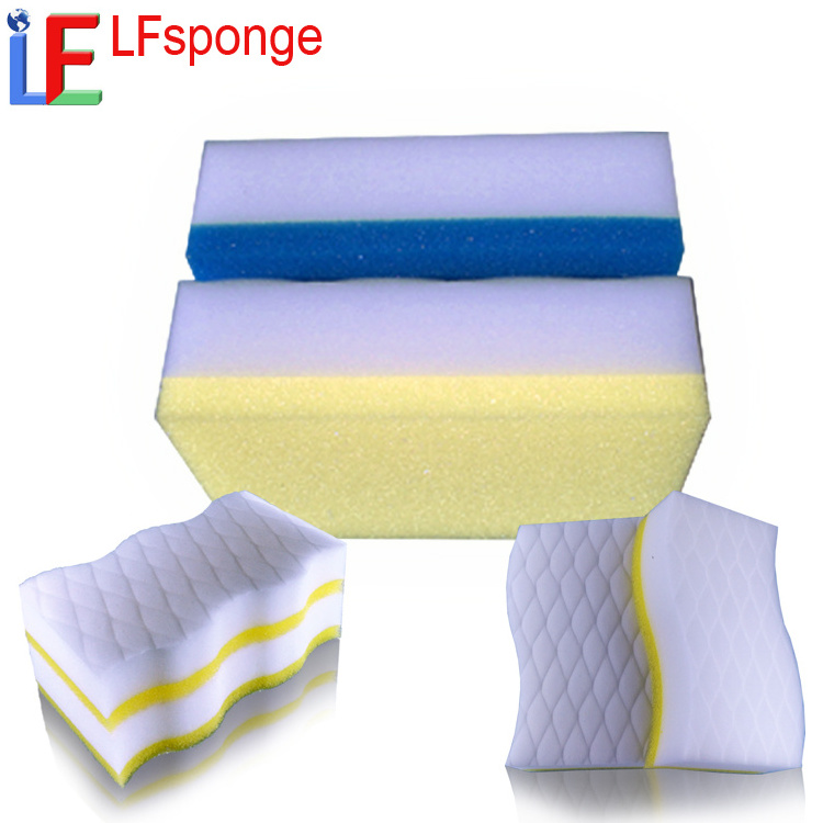 Excellent White Hot Compressed Magic Melamine Sponge High Density Nano Foam Eraser Sponge for Household Cleaning