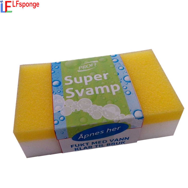 Excellent White Hot Compressed Magic Melamine Sponge High Density Nano Foam Eraser Sponge for Household Cleaning