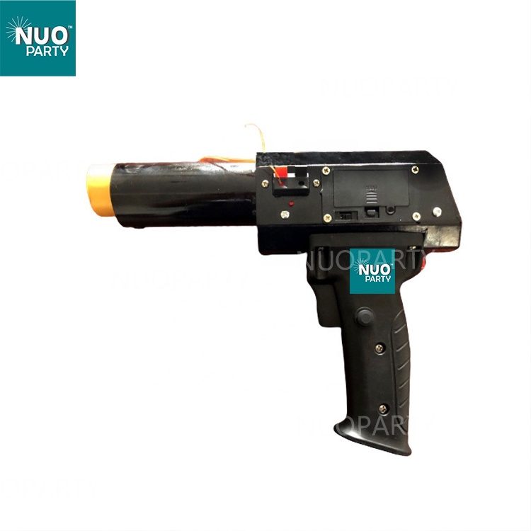 Hand held indoor fireworks sparkler cold pyro firing gun