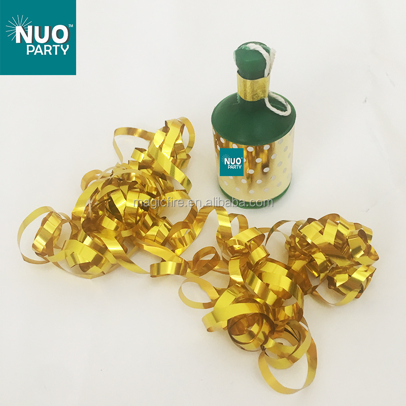 Wholesale champagne confetti bottle custom party poppers pack for birthday