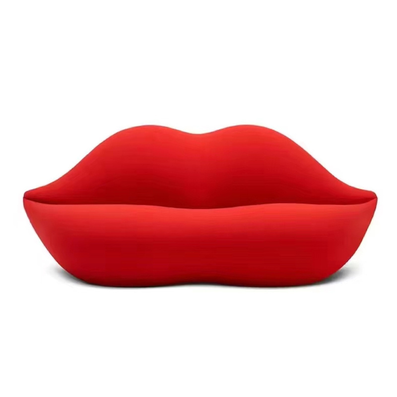 MAGI CASA Modern red lips sofa new design popular sofas sectional living room designer sofa high quality Customizable colors