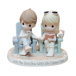 Exquisite Cute bedroom ornaments figure great gifts couple decoration wholesale porcelain dolls made in China