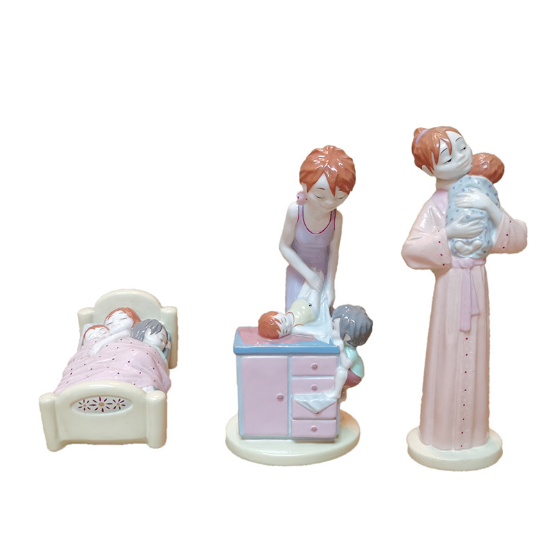 Exquisite Cute bedroom ornaments figure great gifts couple decoration wholesale porcelain dolls made in China