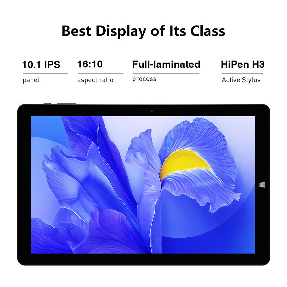 2 in 1 Tablet PC 2020 CHUWI Hi10 X 10.1 inch IPS Screen Intel N4100 Quad Core 6GB 128GB Full Metal Blue tooth 5.0 Win10 Tablets