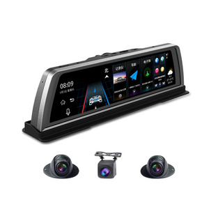 New Car DVR Dash Cam 4G  WiFi 4 Camera ADAS Android 10" Center Console Mirror GPS FHD 1080P Rear Lens Video Recorder