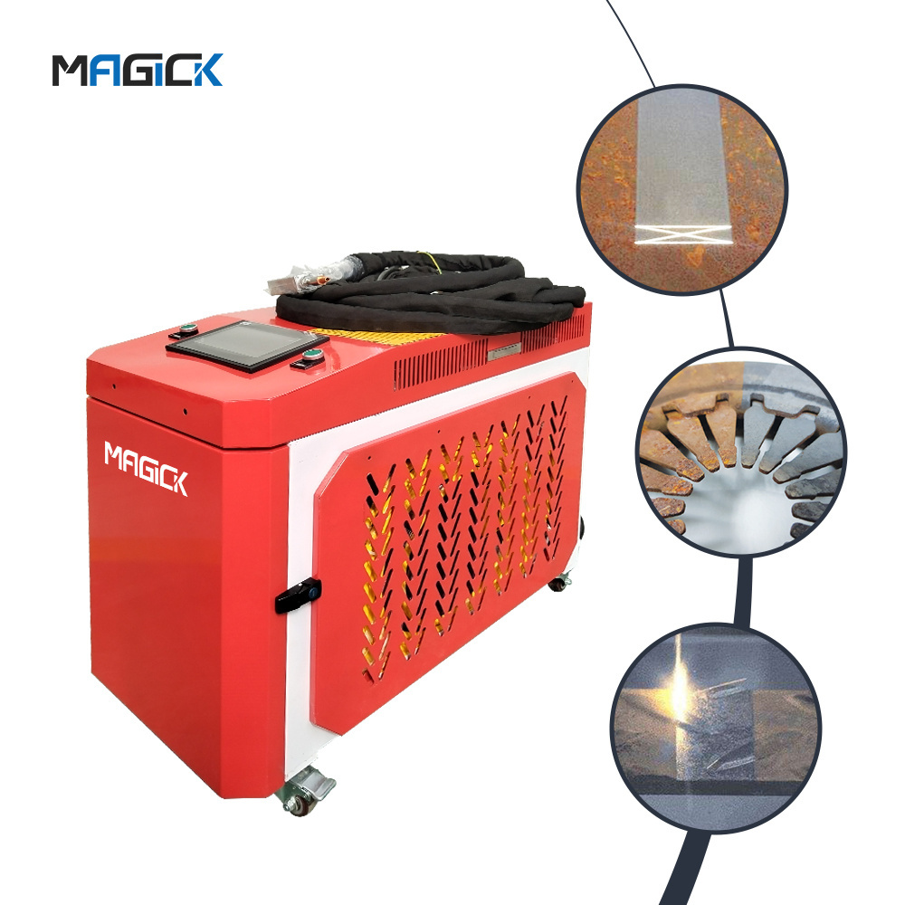 Quickly remove dust painting oil cleaning machine 1000w 3000w handheld laser rust removing cleaning machine for sale