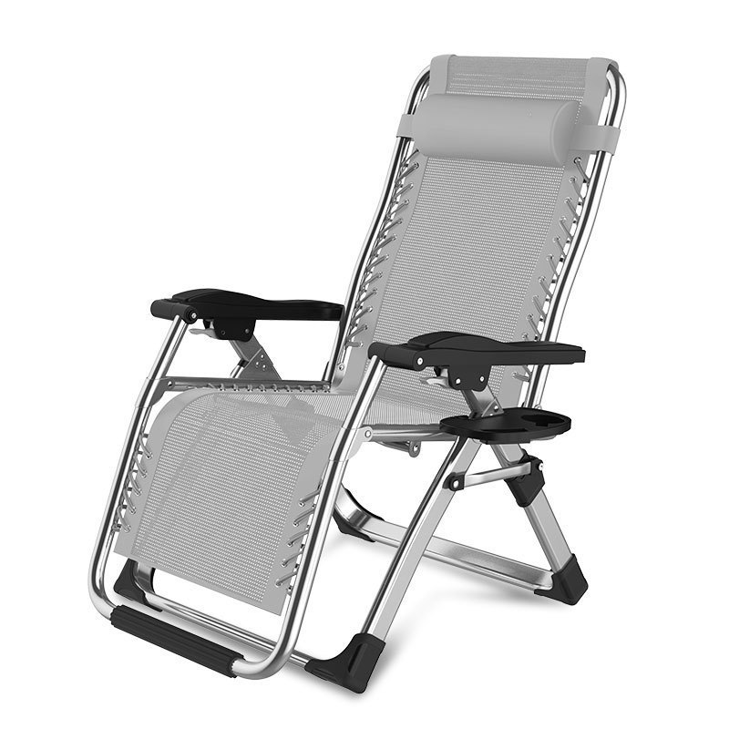 Outdoor Ding Recliner Nap Deck Office Lunch Break Camping Aluminum Leisure Chair