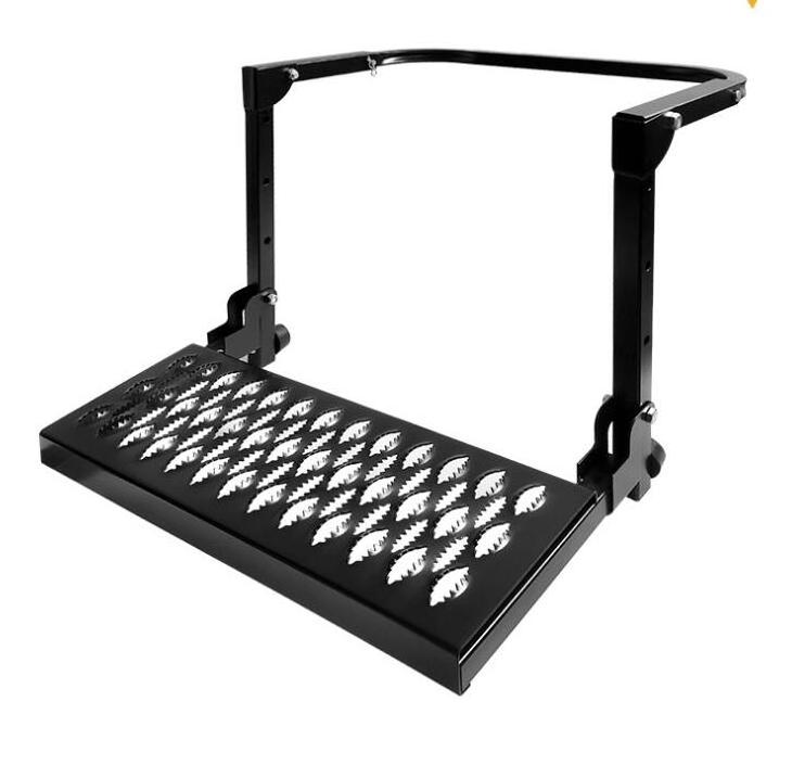 Universal Offroad Foldable Adjustable Steel Wheel Tire Step Tire Ladder for Truck SUV RV