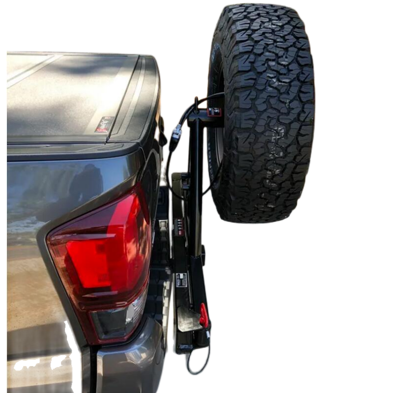 Custom Off Road Foldable Trailer Universal Hitch Spare Tire Carrier for Toyota