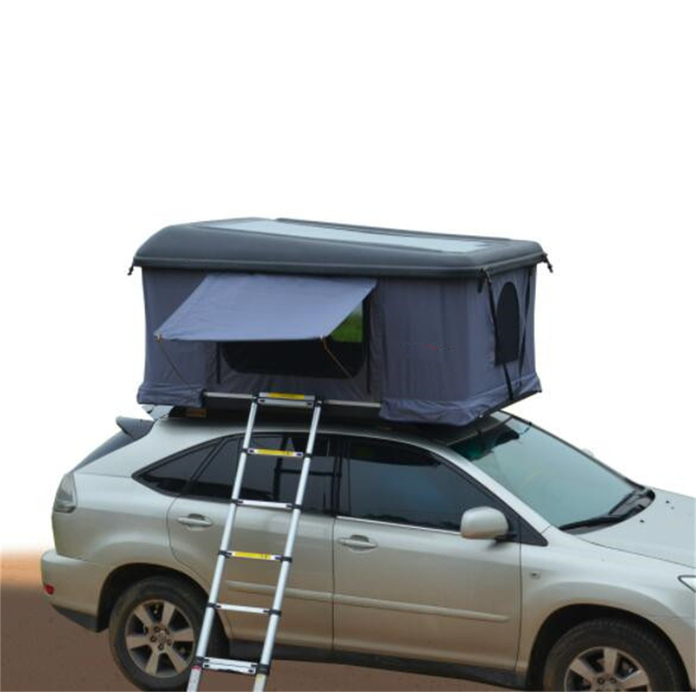 2 Person Solar Panel Rooftop Tent Car SUV Truck Hard Shell Roof Top Tent for Sale