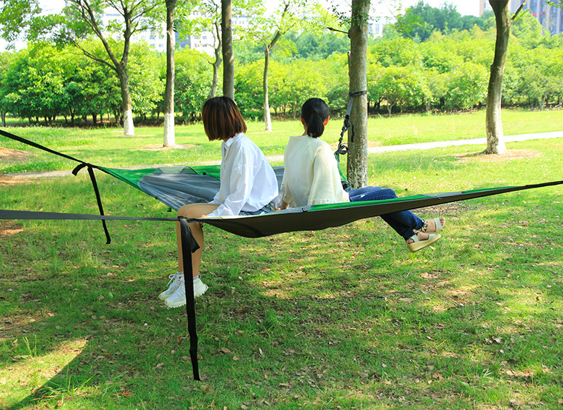 New Design 2 Person Portable Light Family Camping Tree Tent Hammock