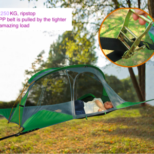 New Design 2 Person Portable Light Family Camping Tree Tent Hammock