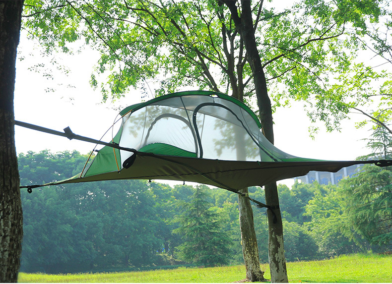 New Design 2 Person Portable Light Family Camping Tree Tent Hammock