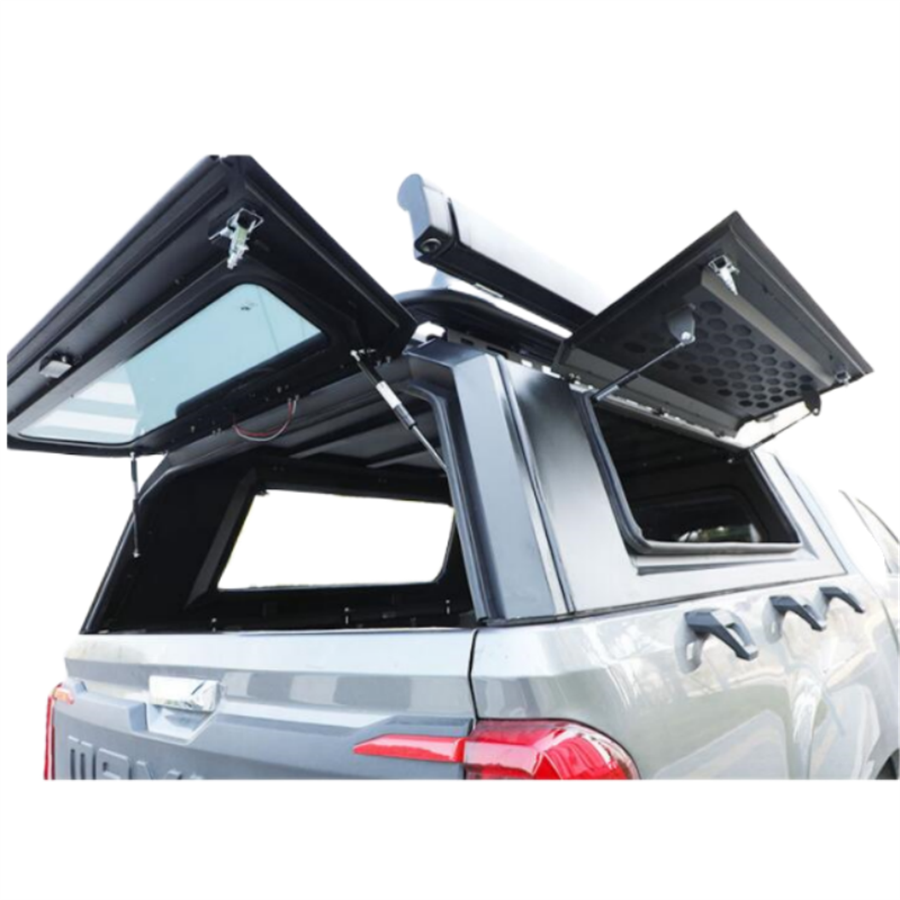 Custom Pickup Truck Folding Hardtop Topper No Drill Installation Tonneau Cover for Toyota