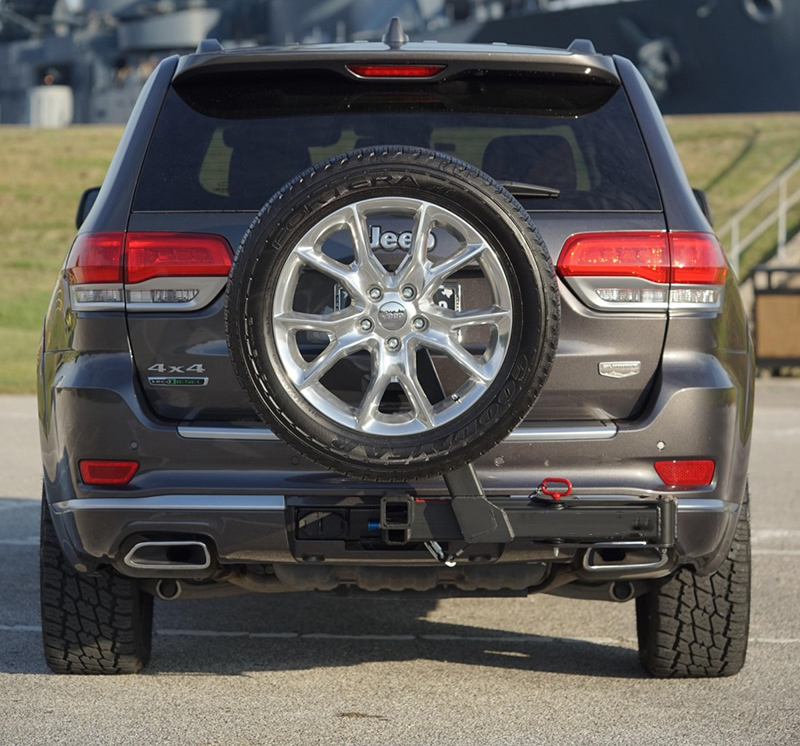 2023 High Quality Auto Universal 4x4 Accessories Removable Car Hitch Spare Tire Carrier