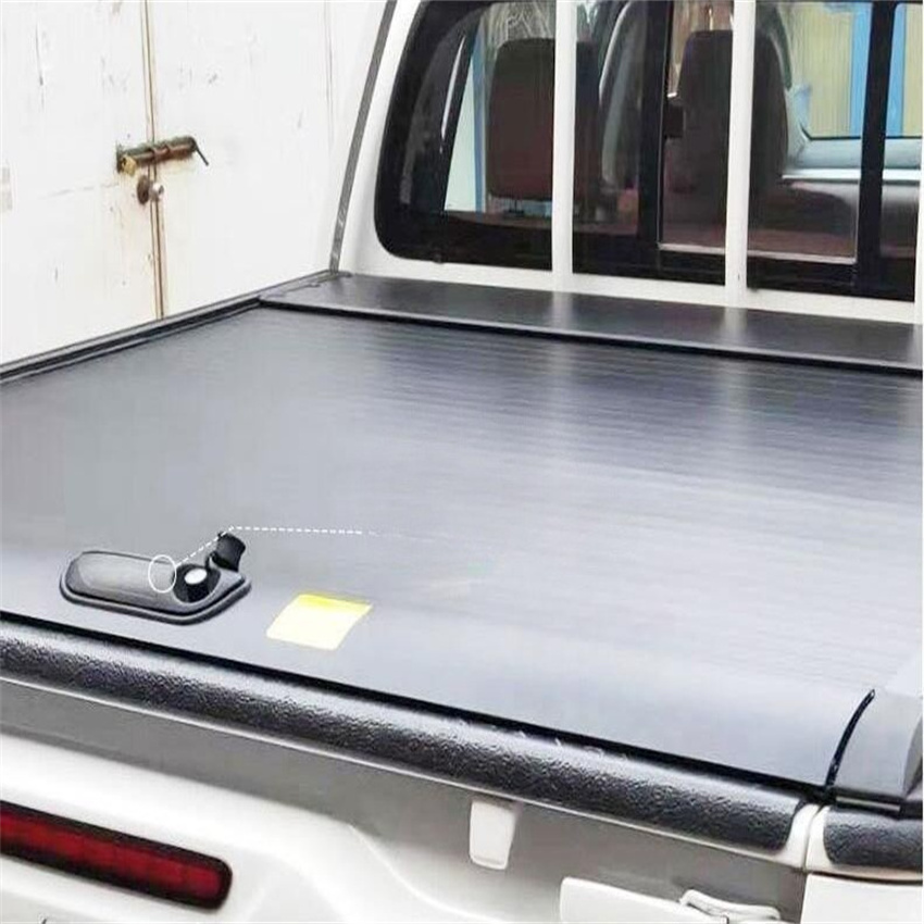 Custom Aluminum Alloy Fold Pickup Roll Up Hard Truck Bed Cover with Lock